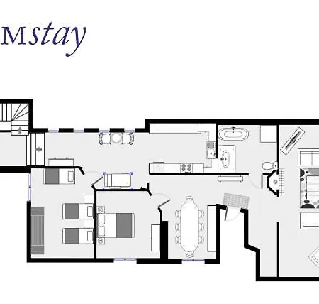 Апартаменты Dream - 3 Bedroom Old Town Penthouse With Sauna Таллин
